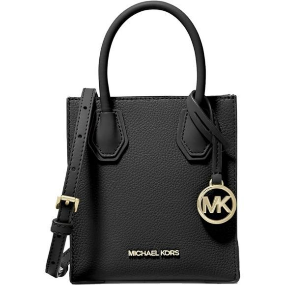 Michael Kors Mercer Extra-Small Pebbled Leather Crossbody Bag - Picture 1 of 3